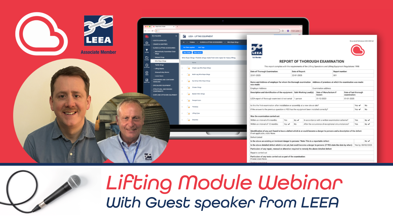 Lifing Equipment Webinar