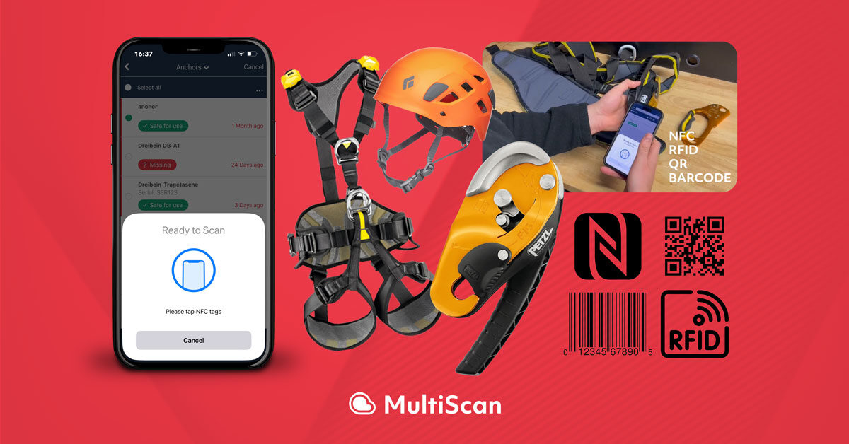 Papertrail NFC MultiScan: Use NFC, RFID and Barcodes Seamlessly