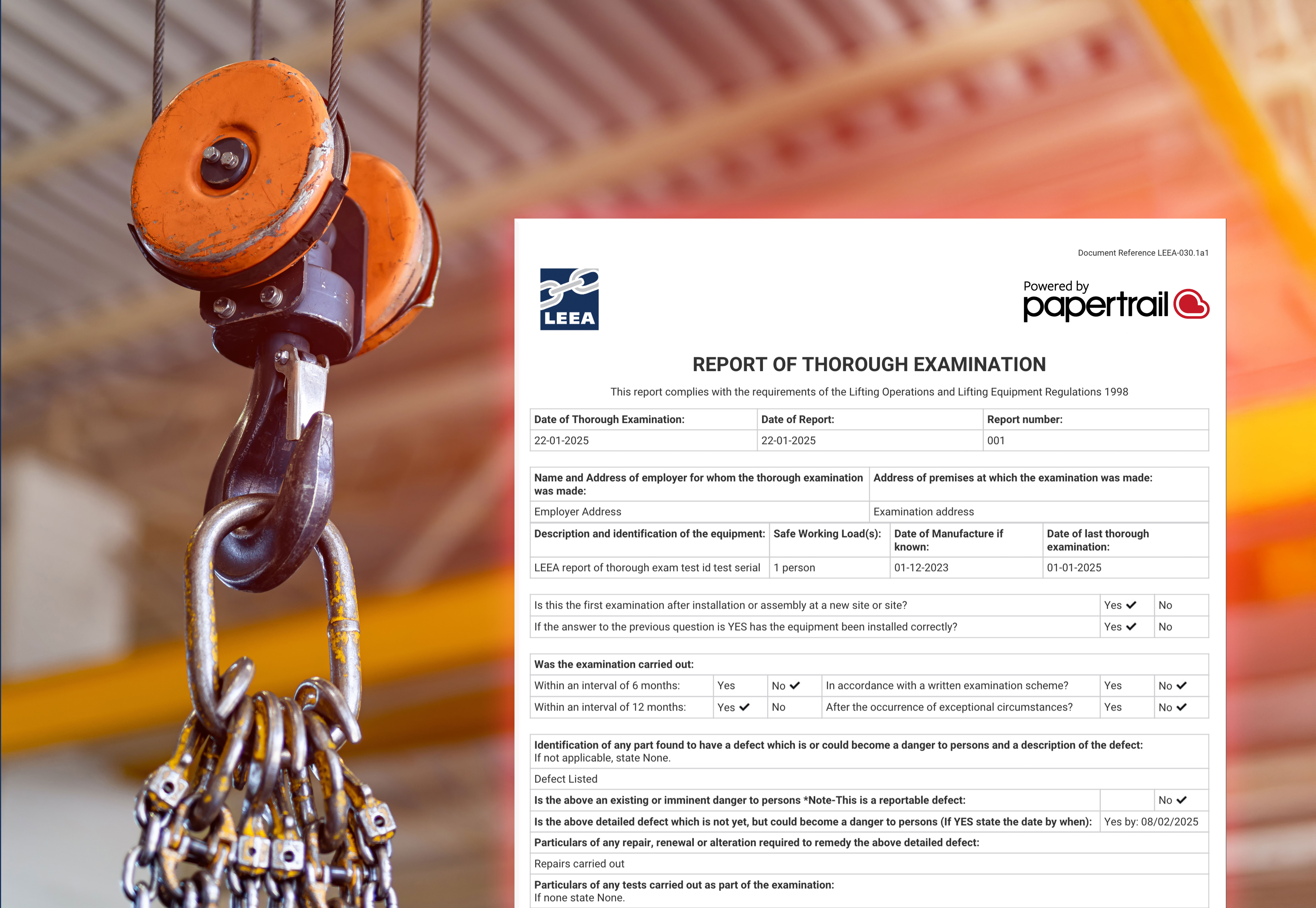 The Role of Digital Inspections in Improving Lifting Safety